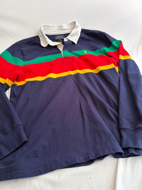 Polo Ralph Lauren Other - Polo by Ralph Lauren Navy Rugby Polo with White Collar